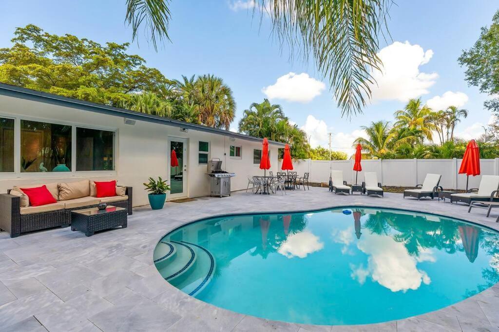 Private Oasis With Pool Near Beaches, Dining & Las Olas Fort Lauderdale Dış mekan fotoğraf