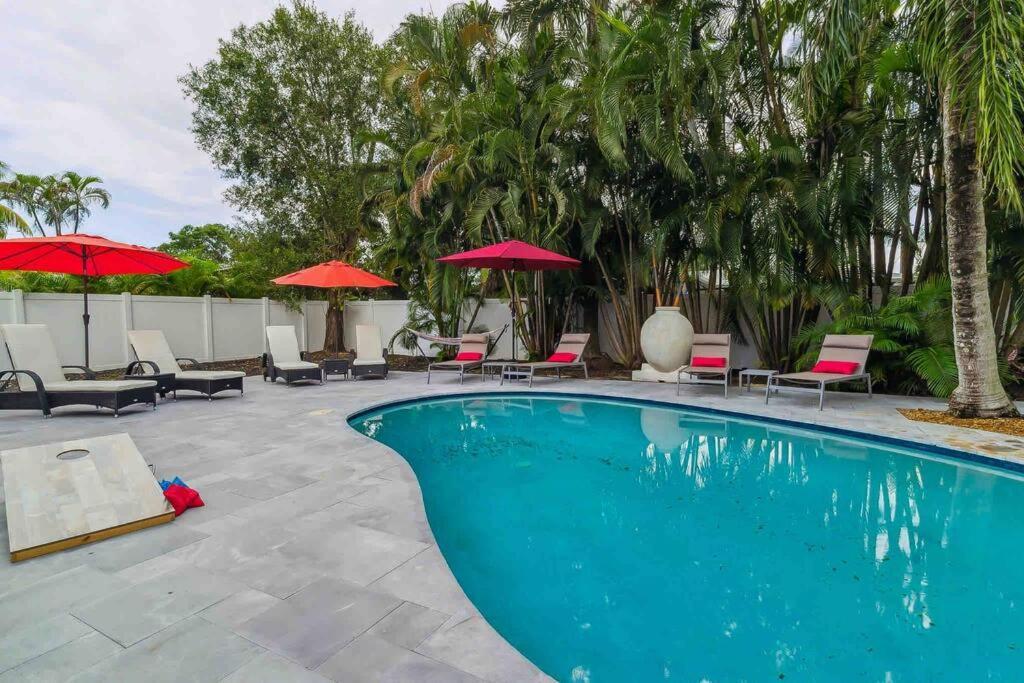 Private Oasis With Pool Near Beaches, Dining & Las Olas Fort Lauderdale Dış mekan fotoğraf