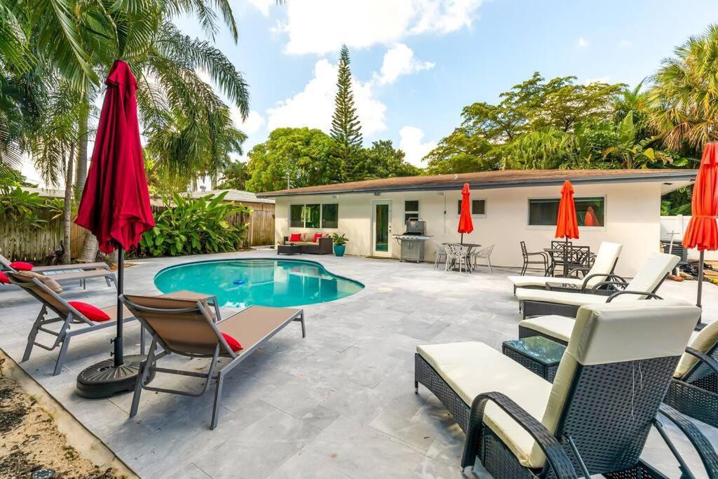 Private Oasis With Pool Near Beaches, Dining & Las Olas Fort Lauderdale Dış mekan fotoğraf